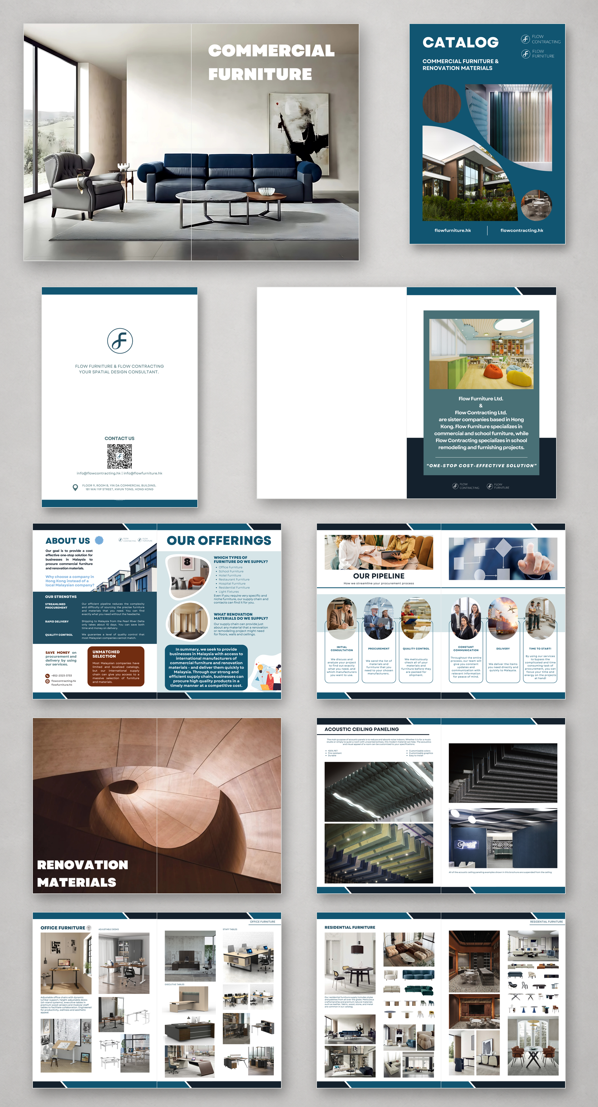 ARCHIDEX commercial furniture and renovation materials catalog presentation